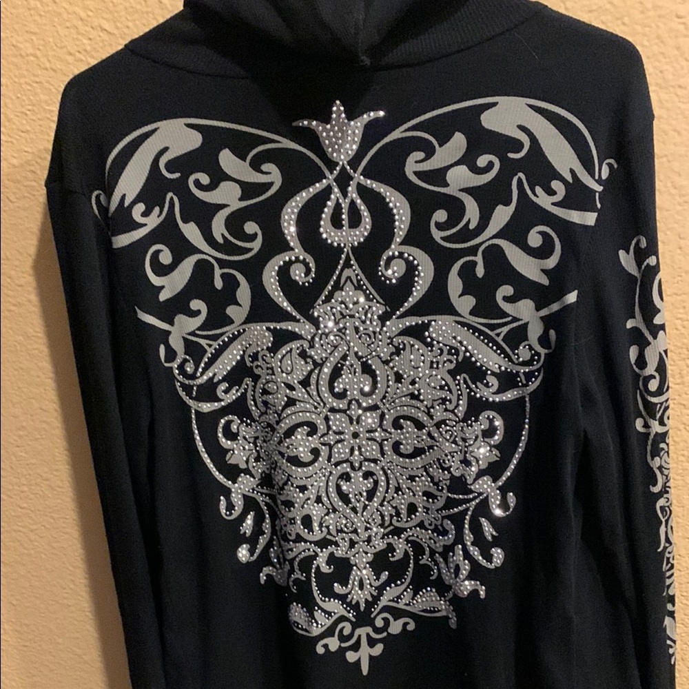 Liberty Black Jacket with Silver Accents